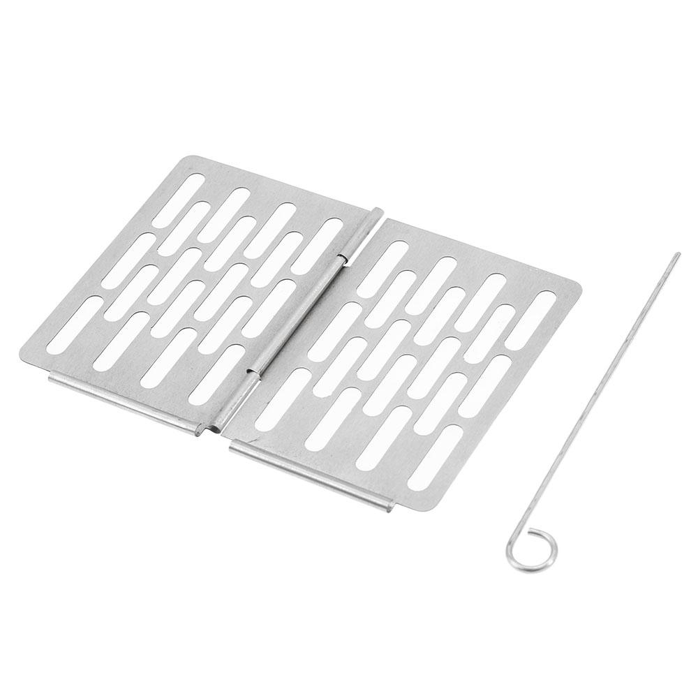 Vỉ nướng thịt Mini bằng thép không gỉ có thể gấp lại