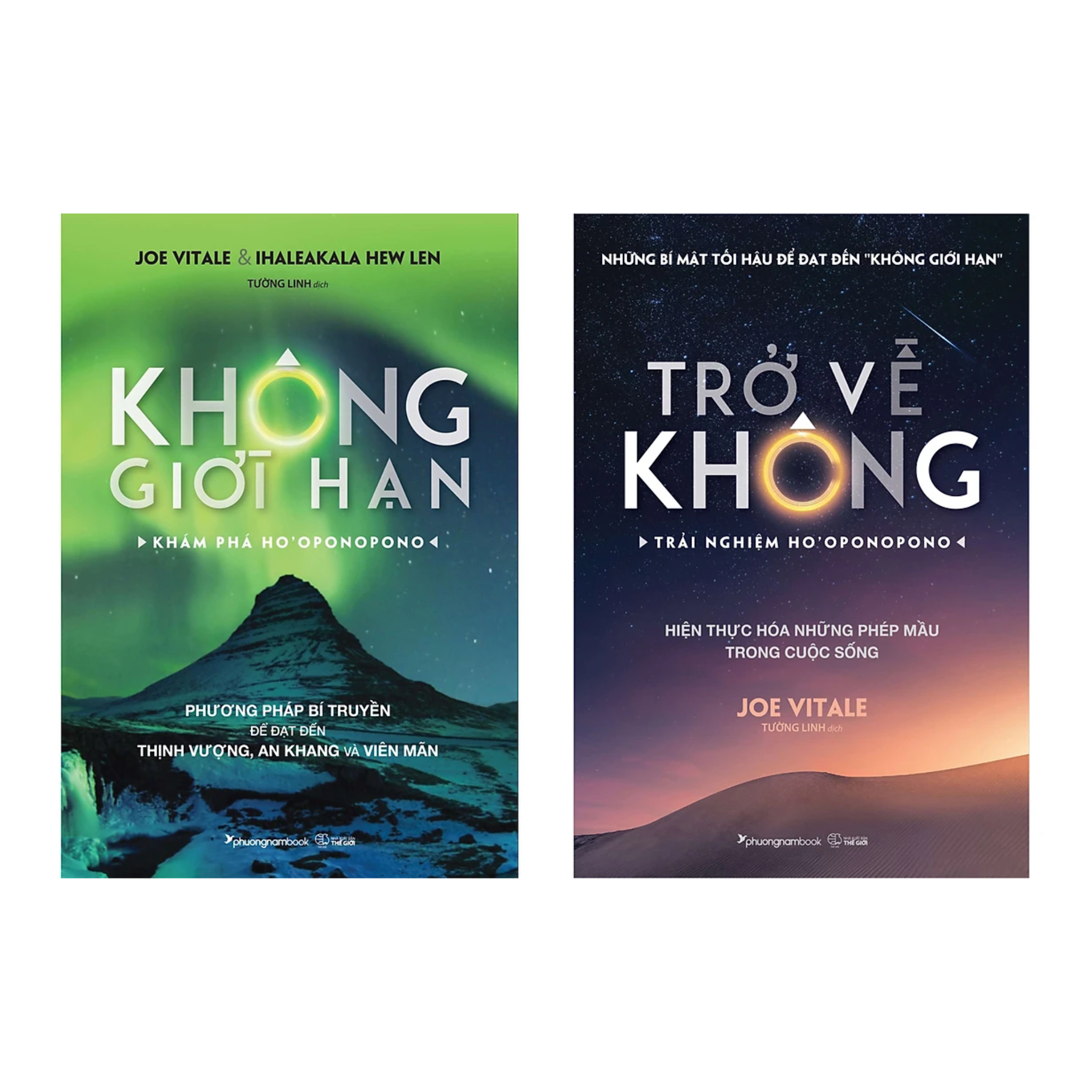 Bộ sách về phương pháp HO'OPONOPONO của JOE VITALE: Không Giới Hạn + Trở Về Không