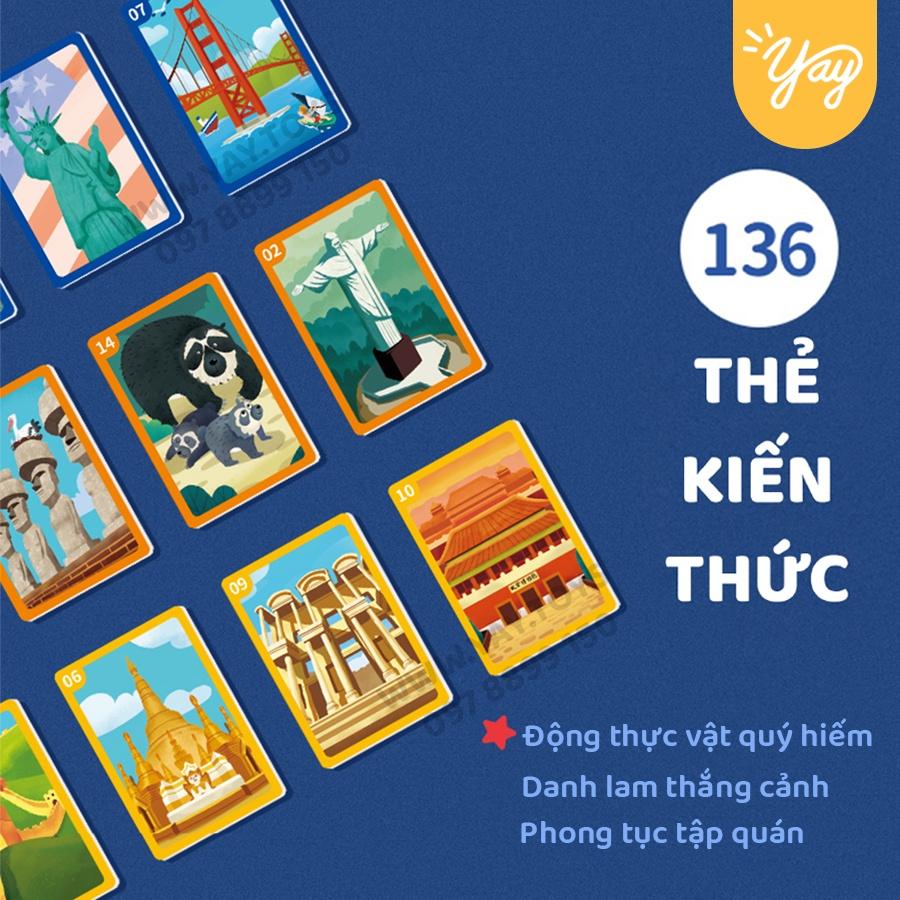 Bộ Boardgame Du Lịch Vòng Quanh Thế Giới Travel Around - TOI