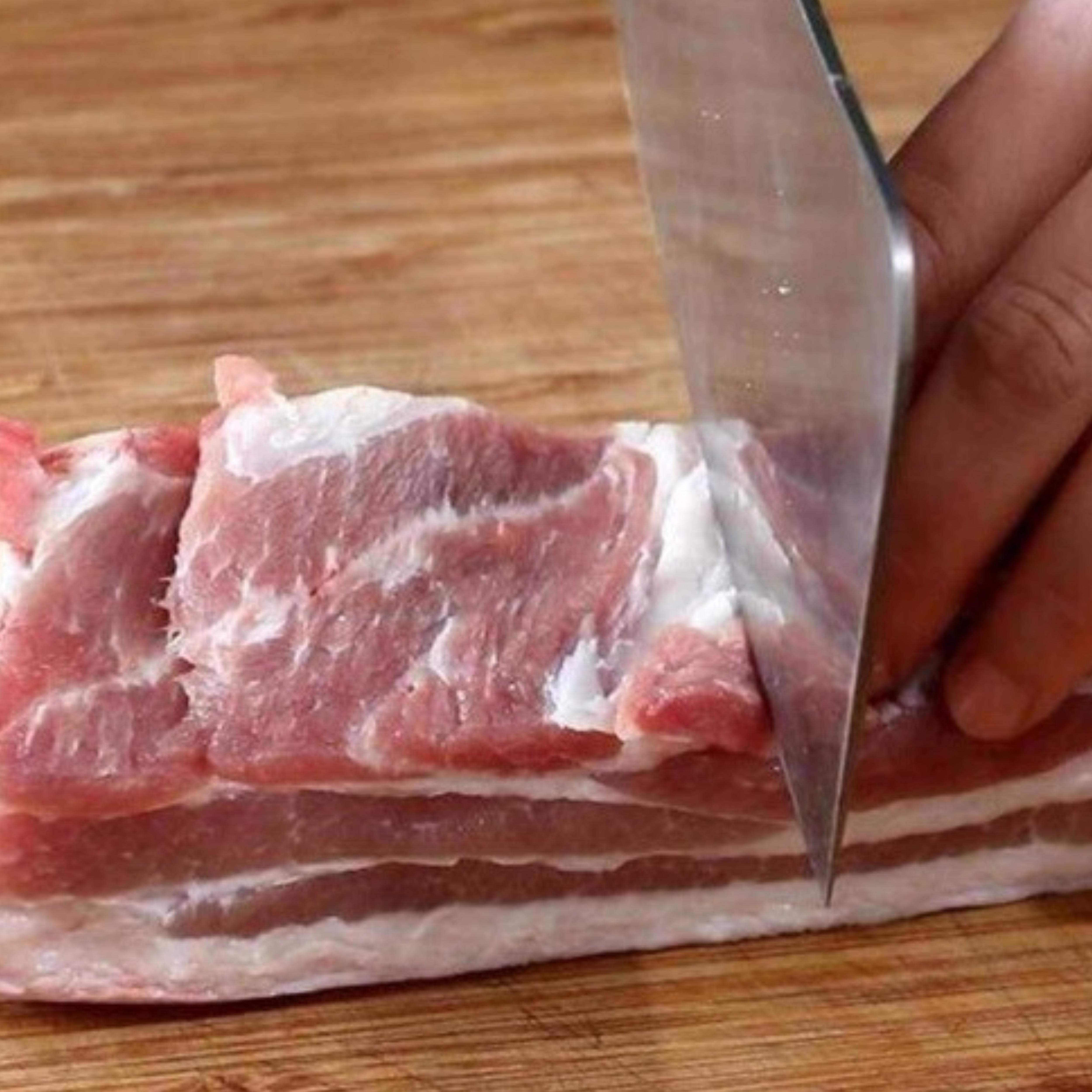 Thịt ba chỉ heo Truefood nhập khẩu 500g