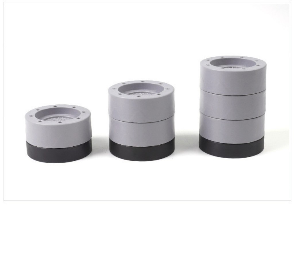 Combo 4 Chân Đỡ Đa Năng Bằng Nhựa - Chân Đế Kê Máy Giặt Chống Rung Chống Ồn GroFa- Hàng Việt Nam