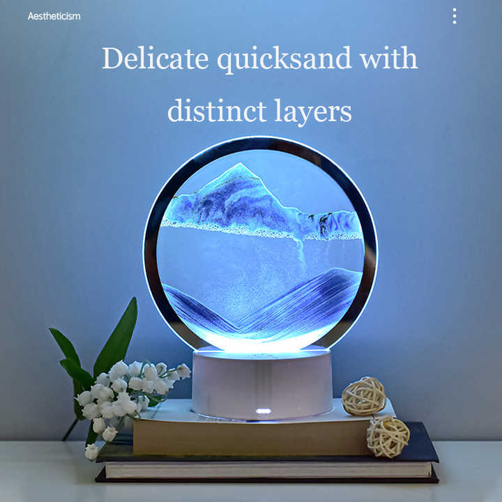 Tranh cát 3D loại có đèn đổi màu