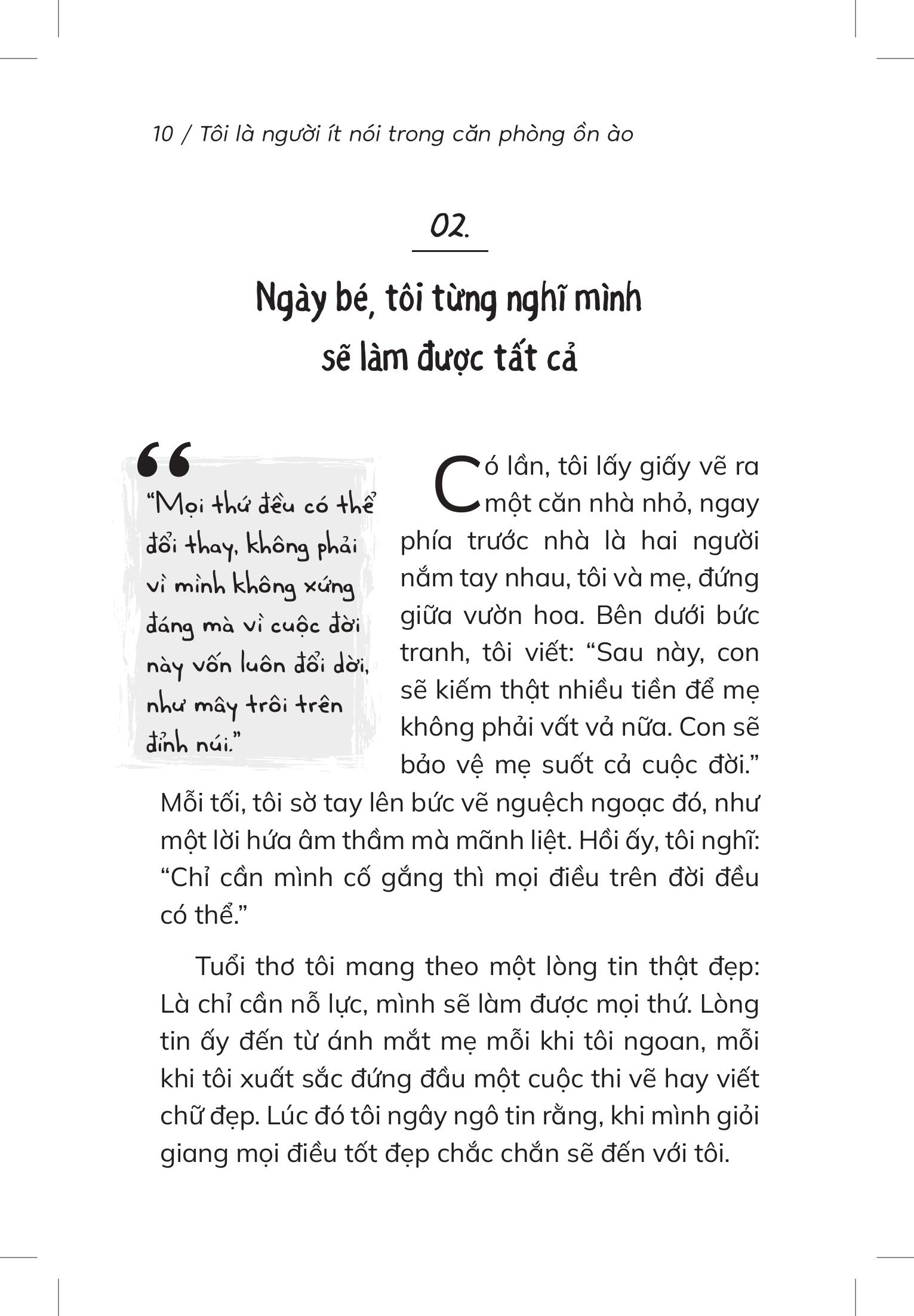 Sách Tôi Là Người Ít Nói Trong Căn Phòng Ồn Ào - Huệ Như Hạm Đạm