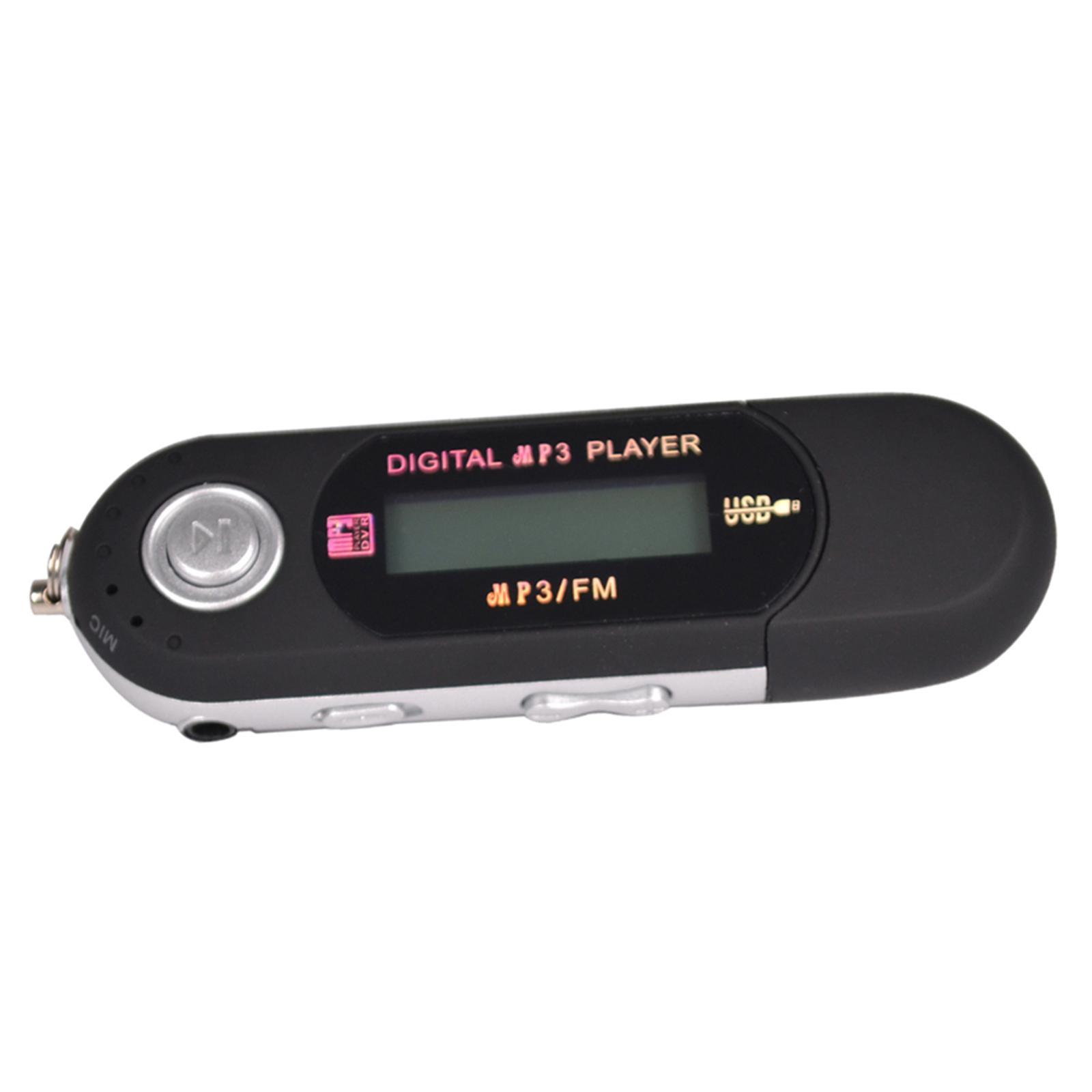 Mini USB MP3 Player w/ 8GB Internal Memory Digital Media Music Player Black