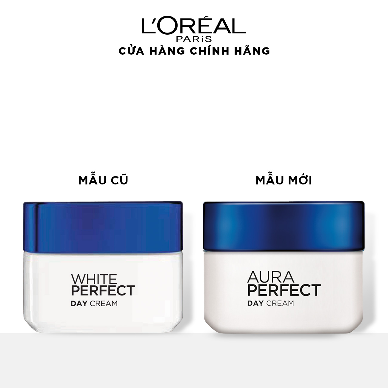 Hình ảnh Kem dưỡng trắng da vitamin L’Oreal Paris Aura Perfect ban ngày SPF17 PA++ 50ml (Kem ngày)