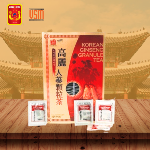 Trà Sâm Ginseng House Hàn Quốc Korean Ginseng Tea - Hộp 100  