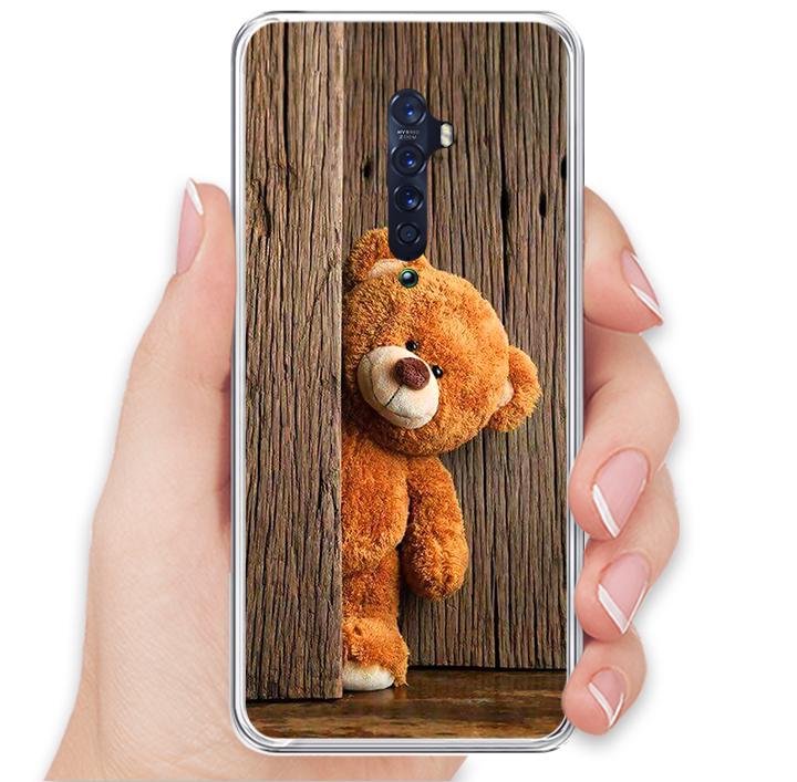 Ốp lưng dẻo cho điện thoại Oppo Reno 2 - 0136 TEDDY - Hàng Chính Hãng