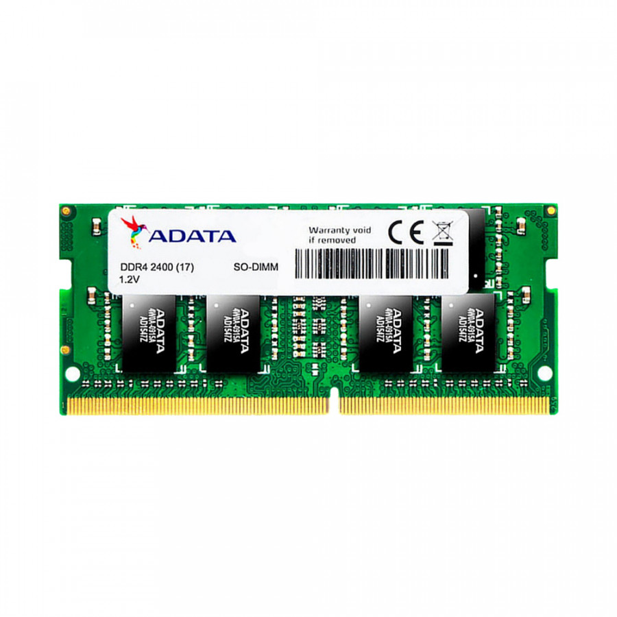 Ram laptop Adata DDR4 4GB (1x4GB) Bus 2400Mhz SODIMM AD4S2400J4G17-S - Hàng Chính Hãng
