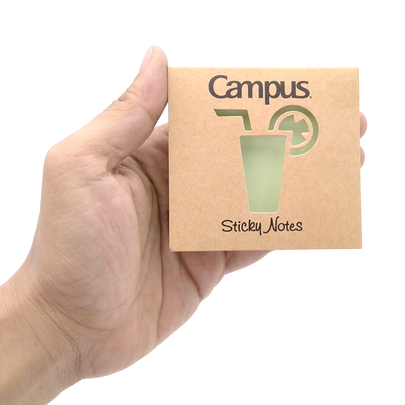 Giấy Note Campus 75x75mm SN-75-GR - Màu Xanh Lá