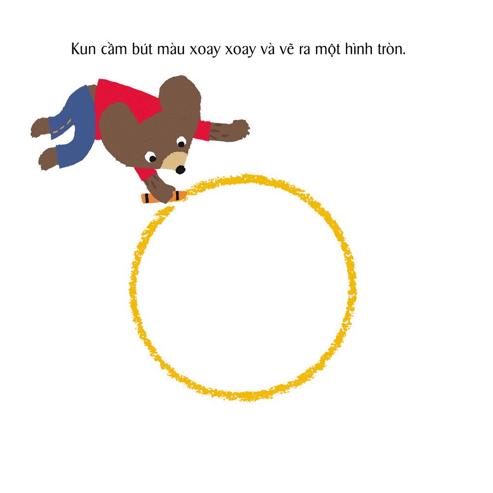 Sách Ehon Nhật Bản - Kun và Ma - Dành cho các bé từ 0-3 tuổi
