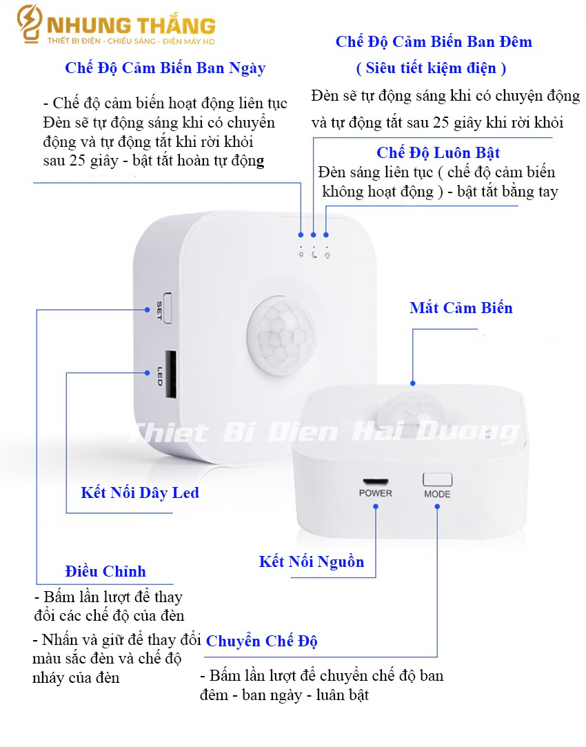 Dây LED Dán Tủ Cảm Biến Chuyển Động DL-239 - Decor Trang Trí Phòng - Quay Tik Tok Ánh Sáng Đèn Siêu Đẹp - Dài 1m,2m,3m - Có Video