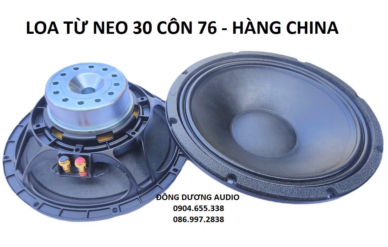 CỦ LOA TỪ NEO BASS 30 HÀNG CHINA CÔN 76 - TIẾNG SÁNG BASS CĂNG HÀNG TỐT - CỦ LOA 3 TẤC TỪ NEO