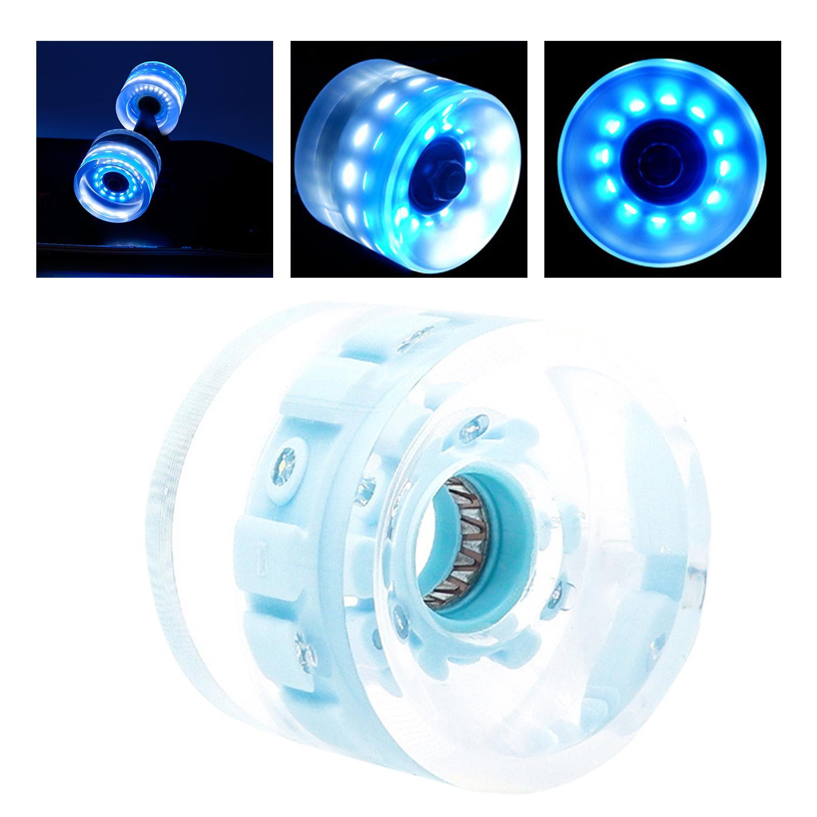 Light up Roller 78A Hardness Replacement Skateboard Wheels for Skate Board Blue