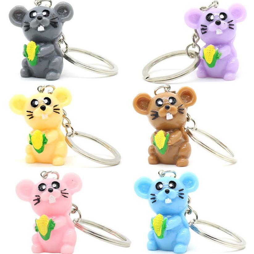 Móc khóa nhựa dẻo nhiều hình dễ thương, móc treo chìa khóa siliconDuashop