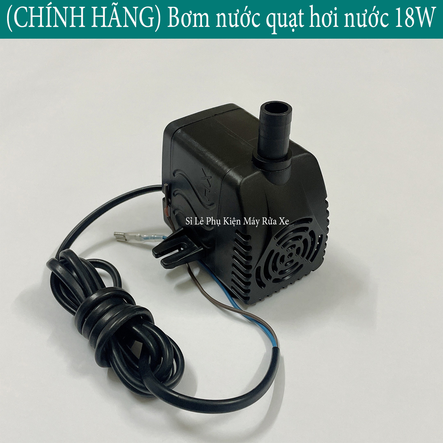 Bơm nước quạt điều hòa, bơm quạt hơi nước, bơm hòn non bộ 18W ngâm chìm máy trong nước