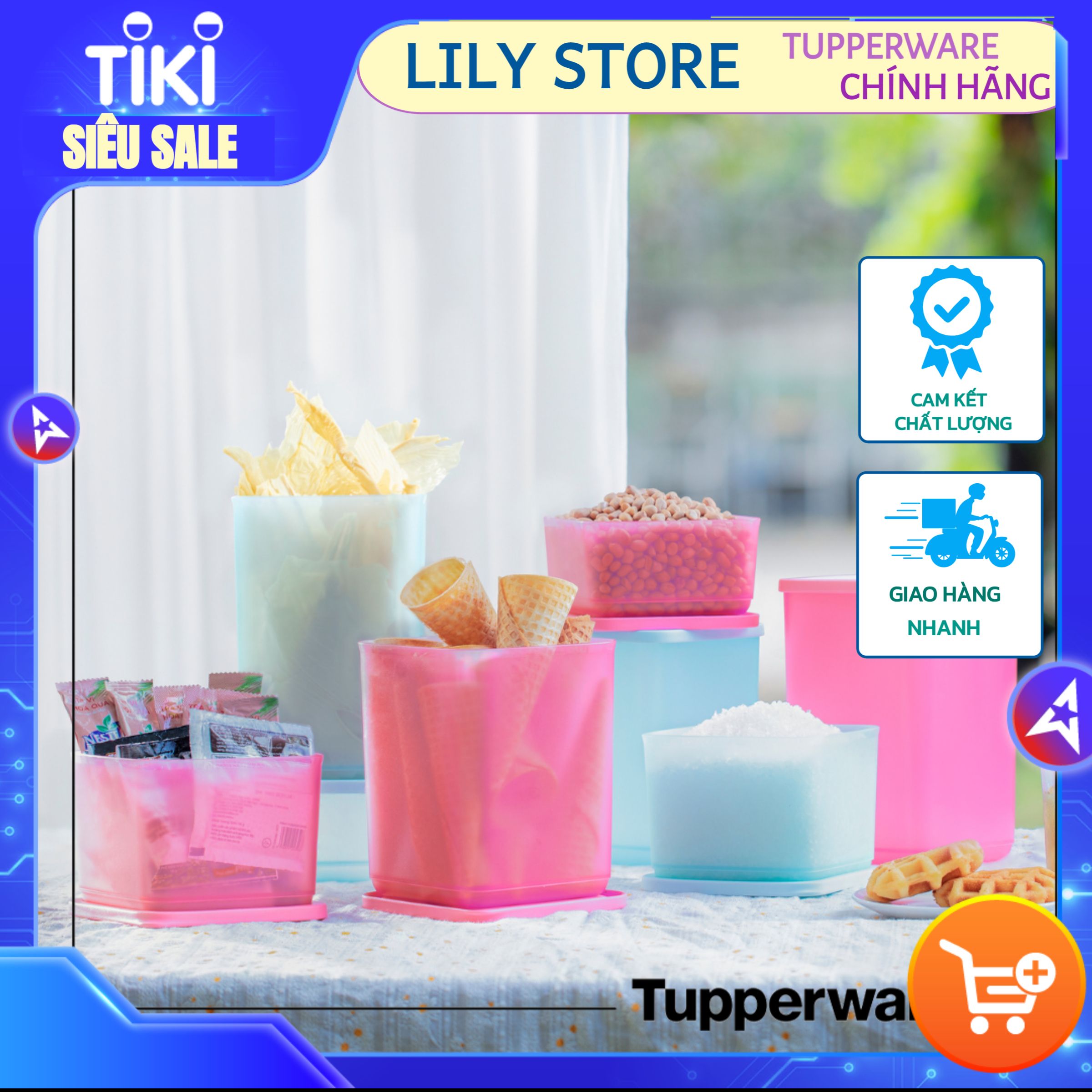 Bộ hộp Pop Fiesta (8 hộp) - Tupperware