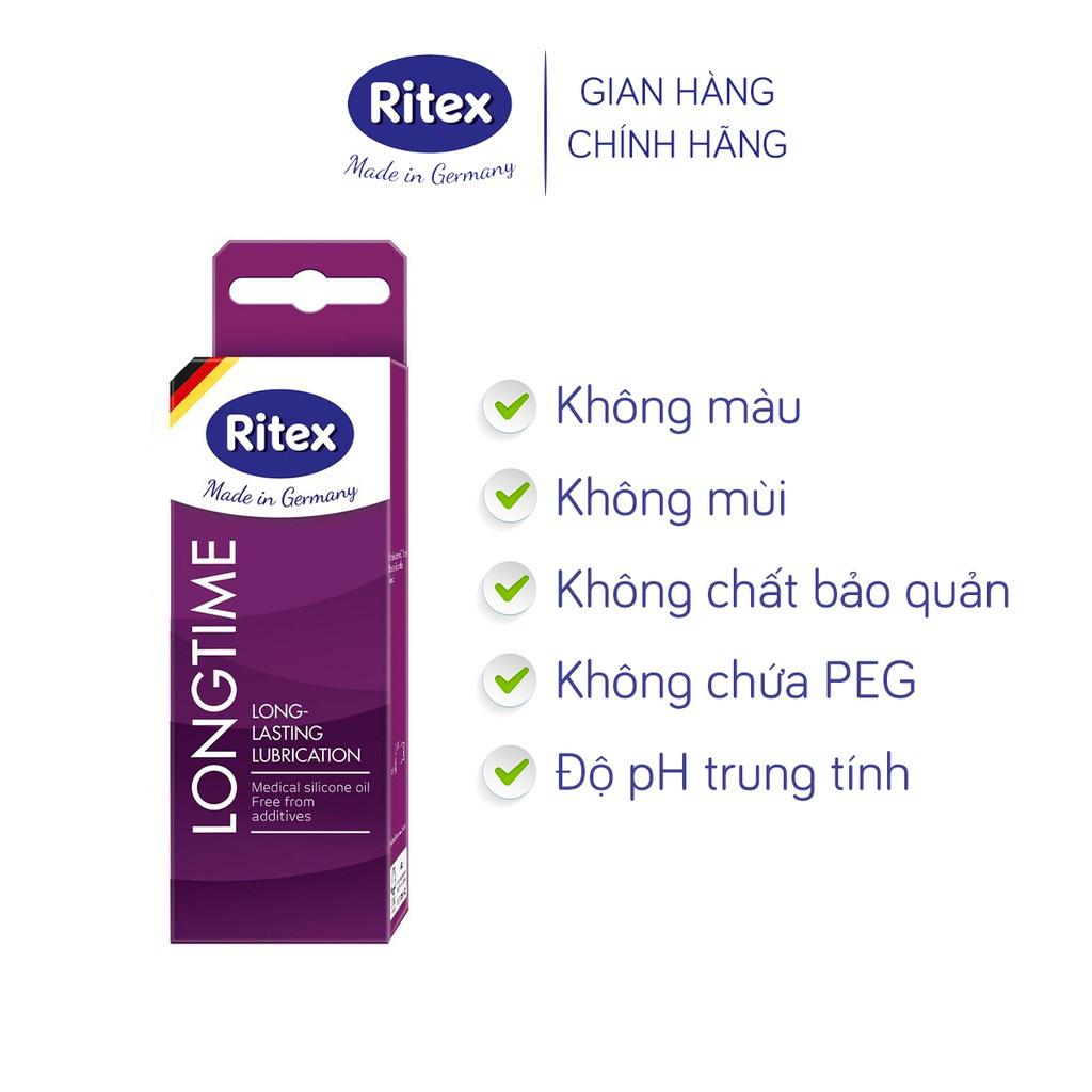 Gel bôi trơn Ritex Long time kéo dài thời gian, tuýp 60ml- RGL001