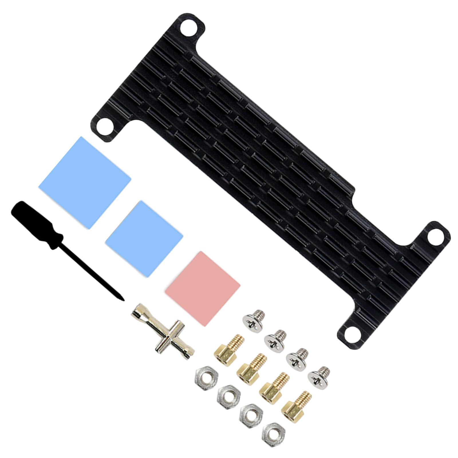 Aluminum Heat Sink Computer Parts Thermal Pad for Raspberry Pi Zero Professional Anti-Corrosion Anti-Oxidation Fast Heat Dissipation