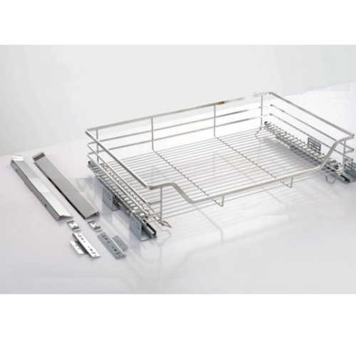 Giá Xoong Nồi Inox Mờ Cao Cấp Gắn Cánh Âm Tủ EUROGOLD - Hàng chính hãng