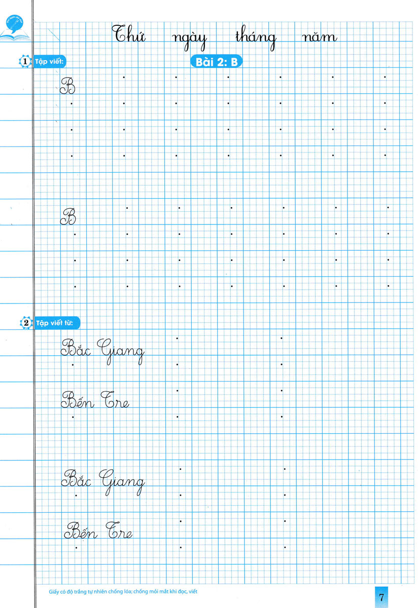 Vở Tập Viết Lớp 3 Toàn Tập  - HA