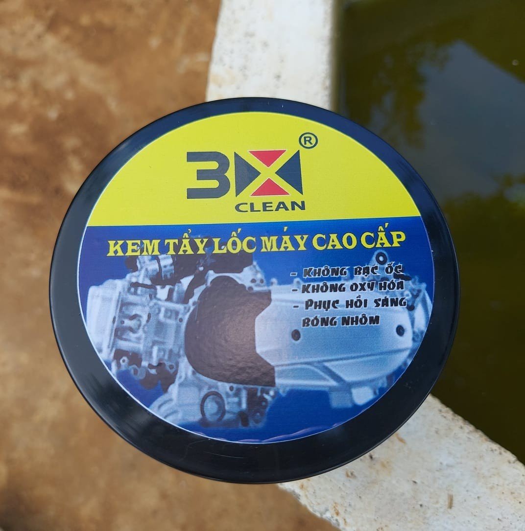 Kem tẩy lốc máy 3x super clean 500gram