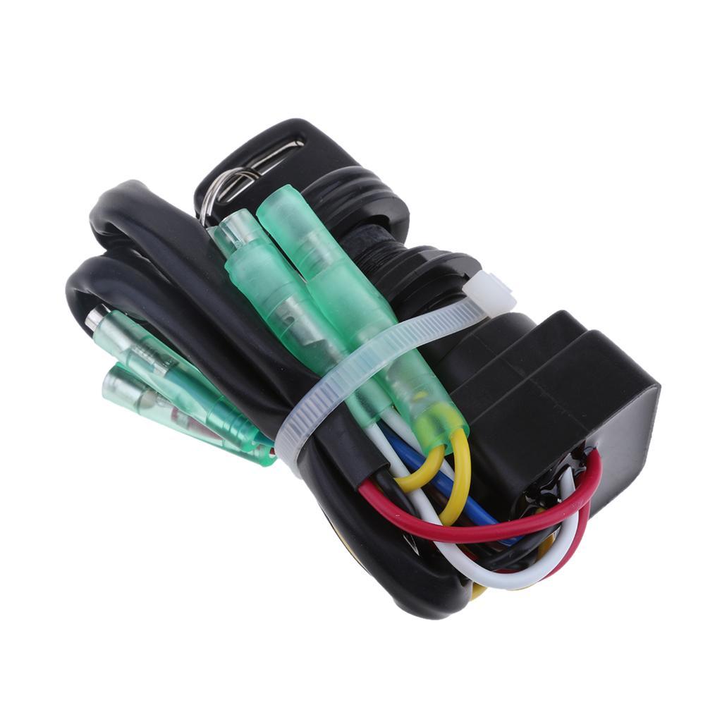 Boat Ignition Switch with Keys for Yamaha 40HP/60HP Outboard Motor Engine