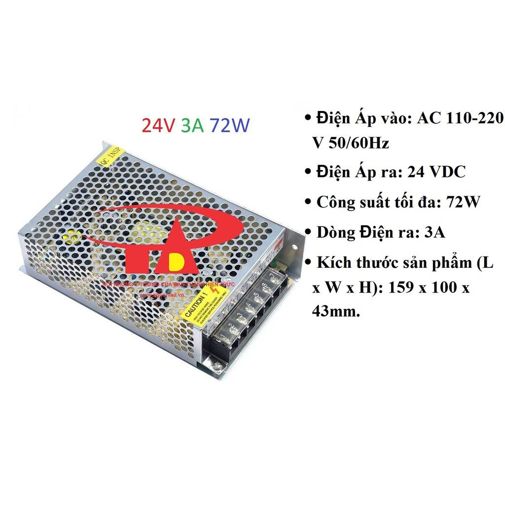 NGUỒN TỔ ONG 24V - 1A/2A/3A(24W/48W/72W)