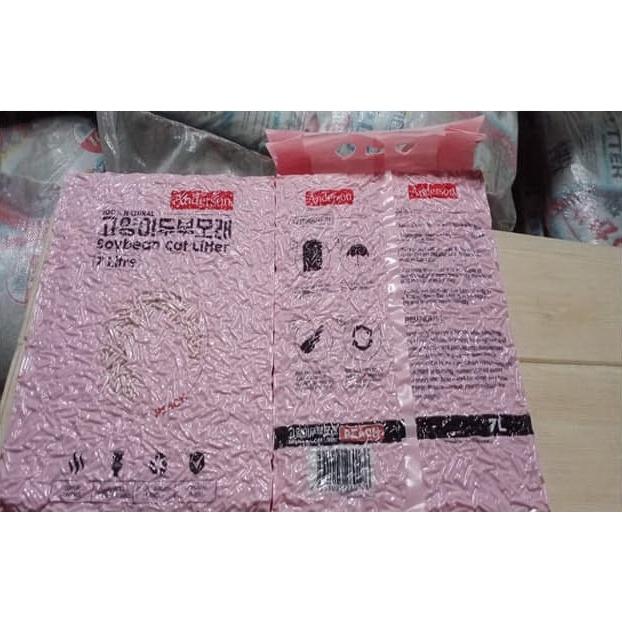 Cát vệ sinh đậu nành cho mèo 7L Anderson - Công nghệ Hàn Quốc