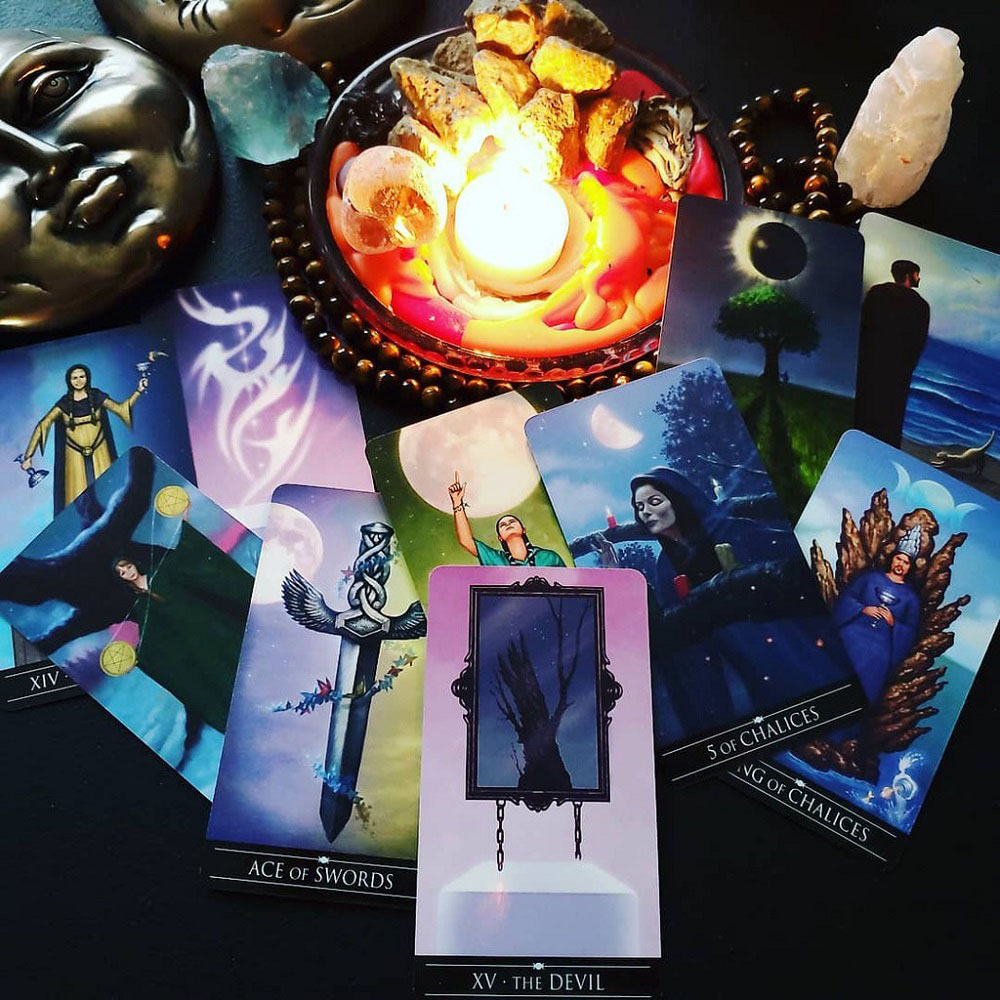 Bài Tarot Silver WitchCraft Tarot Giá Rẻ Tặng Link Hướng Dẫn Tiếng Việt Và Đá Thanh Tẩy