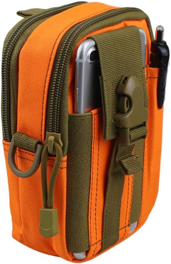 Thắt lưng túi chiến thuật, túi nylon túi tiện ích điện thoại di động cho thể thao thể thao đi bộ đường dài -Air - Orange với dây đeo