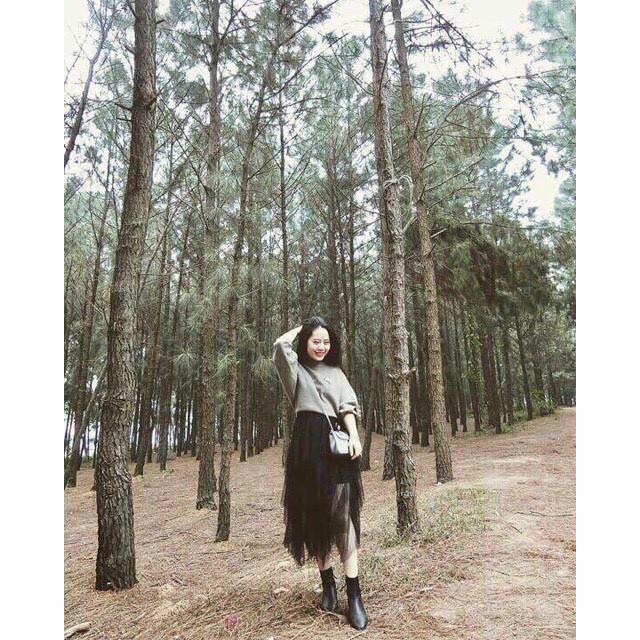 Chân váy voan TUA NHỌN - ĐẸP!