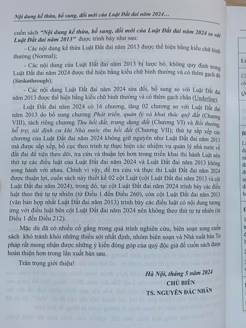 Nội dung kế thừa, bổ sung, đổi mới của Luật Đất đai năm 2024 so với Luật Đất đai năm 2013