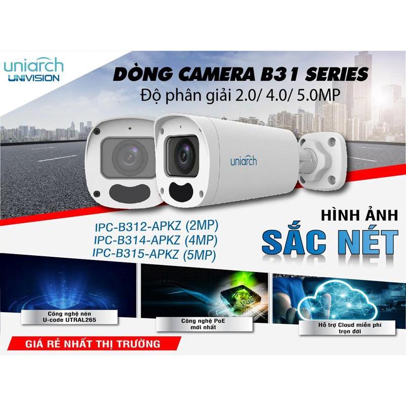 Camera IP Thân lớn 5.0Mp chuẩn nén Ultra265 IPC-B315-APKZ - HÀNG CHÍNH HÃNG