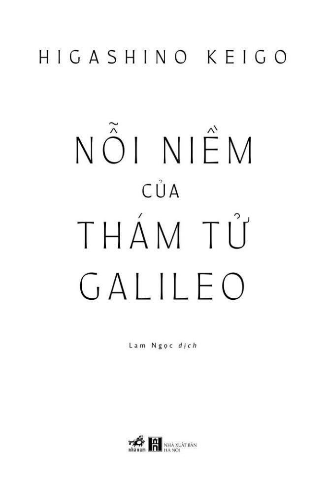 Nỗi Niềm Của Thám Tử Galileo