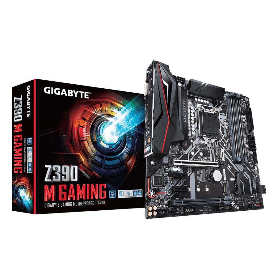 Bo Mạch Chủ Mainboard GIGABYTE Z390M GAMING - LGA1151 - Hàng Chính Hãng