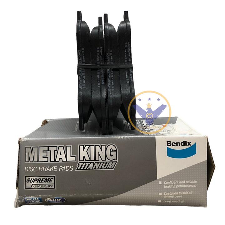 Má phanh/ bố thắng trước Titanium và sau GCT  hãng Bendix cho xe FORD TRANSIT 2.4  - nhậpThái Lan