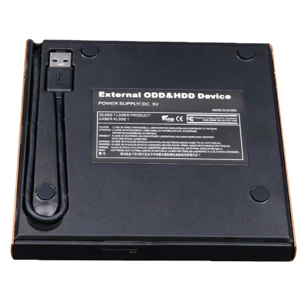 USB 3.0 DVD/CD Drive Burner Recorder For Laptop Notebook Computer Silver