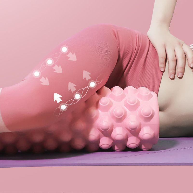 Con Lăn Xốp Stovepipe Hiện Vật Tập Yoga Cột Chùy Giãn Cơ Con Lăn Massage Trục Tập Yoga Thiết Bị Langya Dính