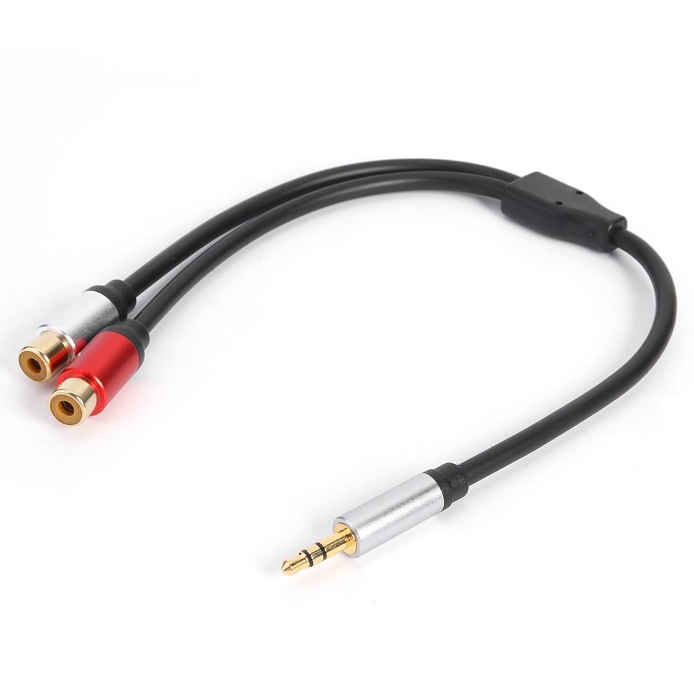 Cáp ChuyểN ĐổI Âm Thanh 3.5mm Sang 2RCA HìNh Chữ Y Cho MáY TíNh BảNg / PC