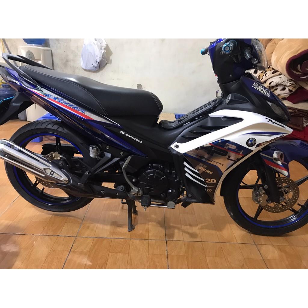 Tem exciter 135 bạc xanh đen hp4