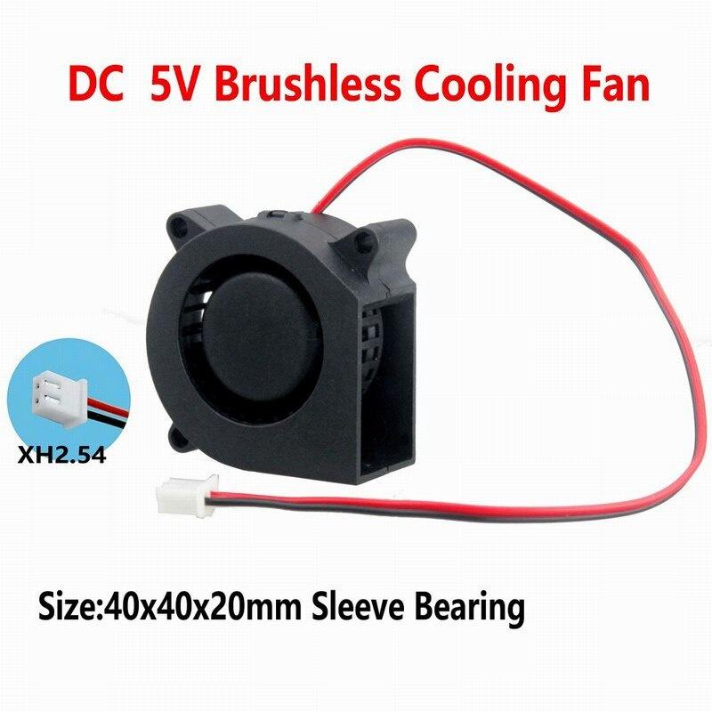 1pcs Gdstime 4020 40mm x 20mm Small Fan Dual Ball Bearing 3D Printer 40mm DC Cooling Blower Fan 5V
