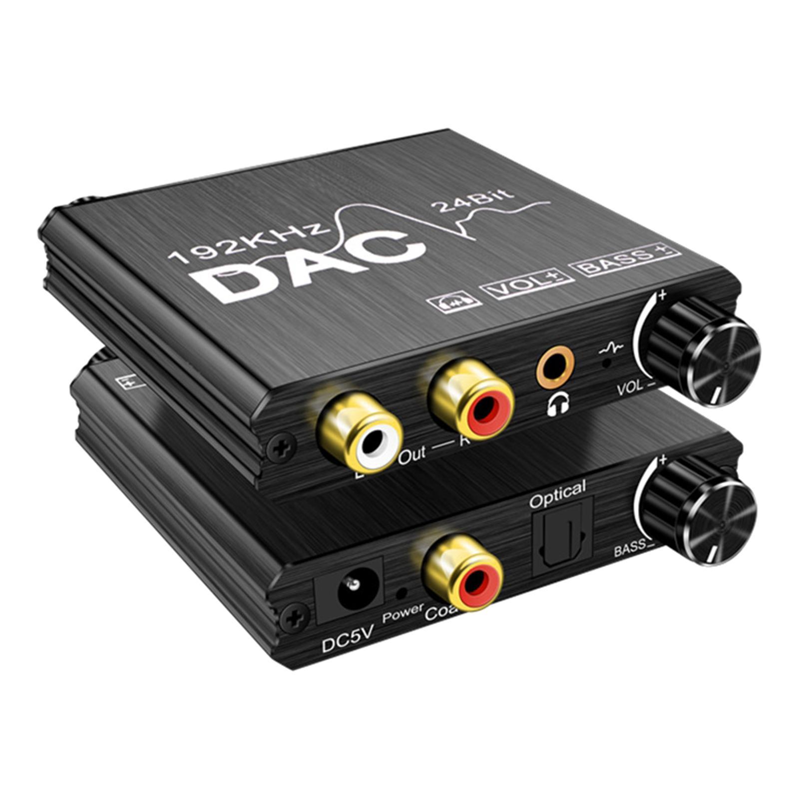 192KHz  To Analog  Converter Optical  24Bit 3.5mm   1x