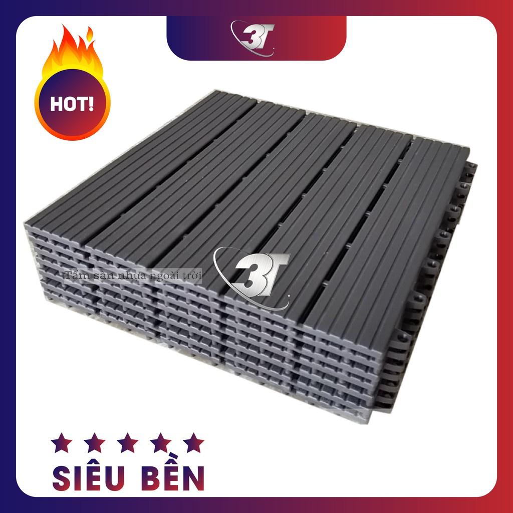 Vỉ Nhựa Lót Sàn Ban Công 3T - Tấm lót sàn nhựa ban công, Chống Trơn Nhà Tắm, Bể Bơi, Sân Vườn, Sân Thượng