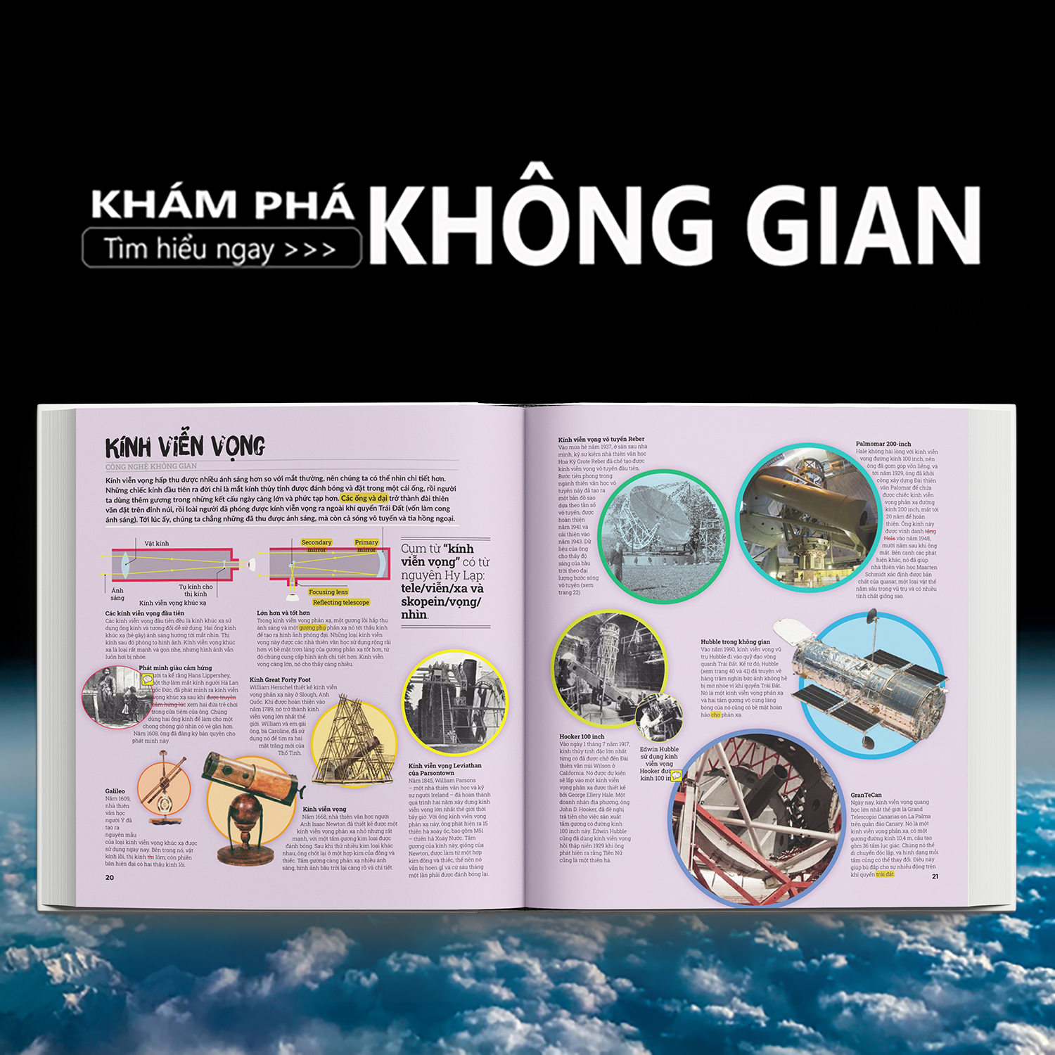 Sách Bách Khoa Toàn Thư -  Khám Phá Bí Ẩn Không Gian ( Space The Definitive Visual Catalog ) - Một Hành Trình Du Ngoạn Từ Trái Đất, Qua Hệ Mặt Trời Của Chúng Ta Và Ra Ngoài Vũ Trụ Vươn Tới Những Vì Sao - Á Châu Books