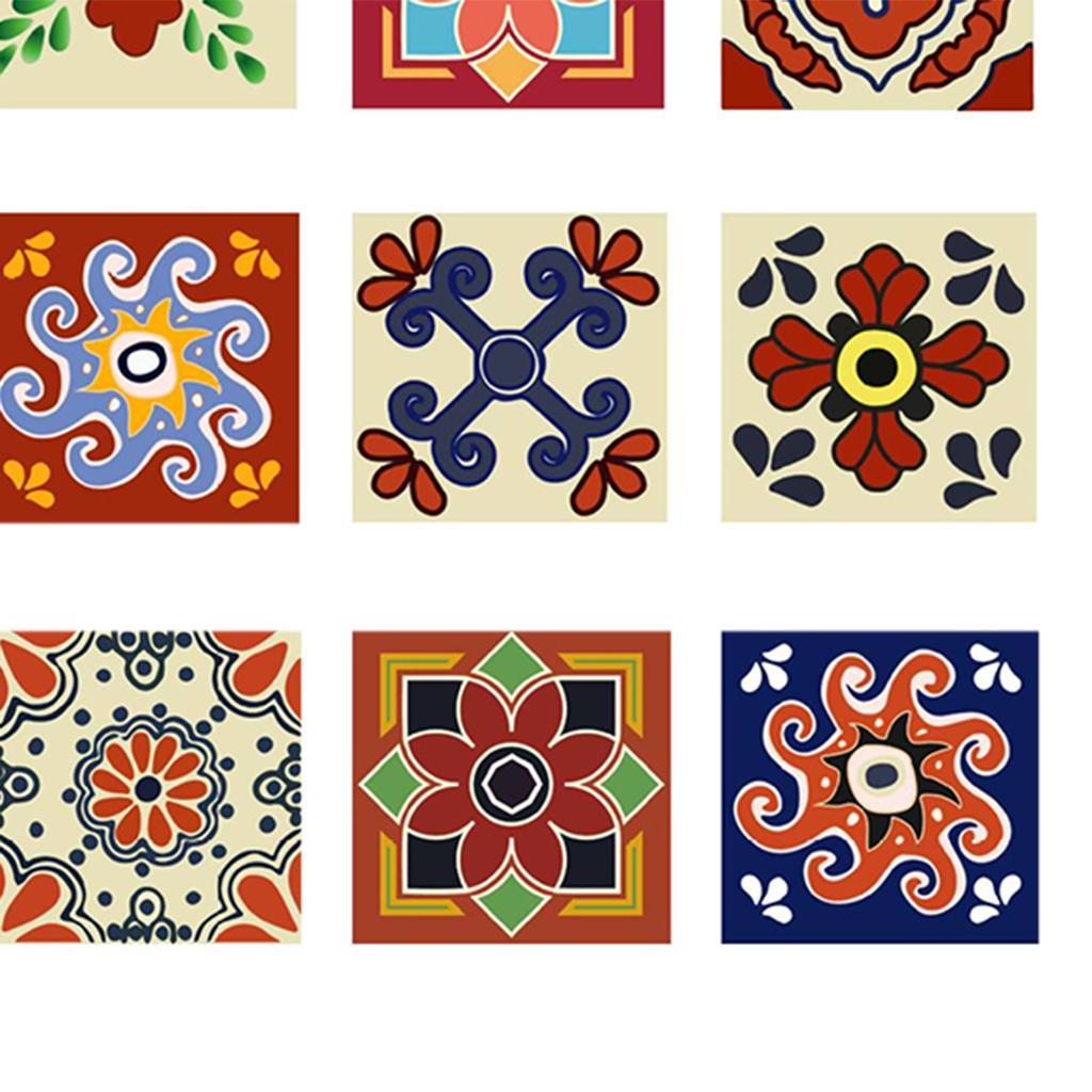 Hình ảnh 3-6pack 20 Pieces Mosaic Wall Tiles Stickers Kitchen Bathroom Tile Decals C