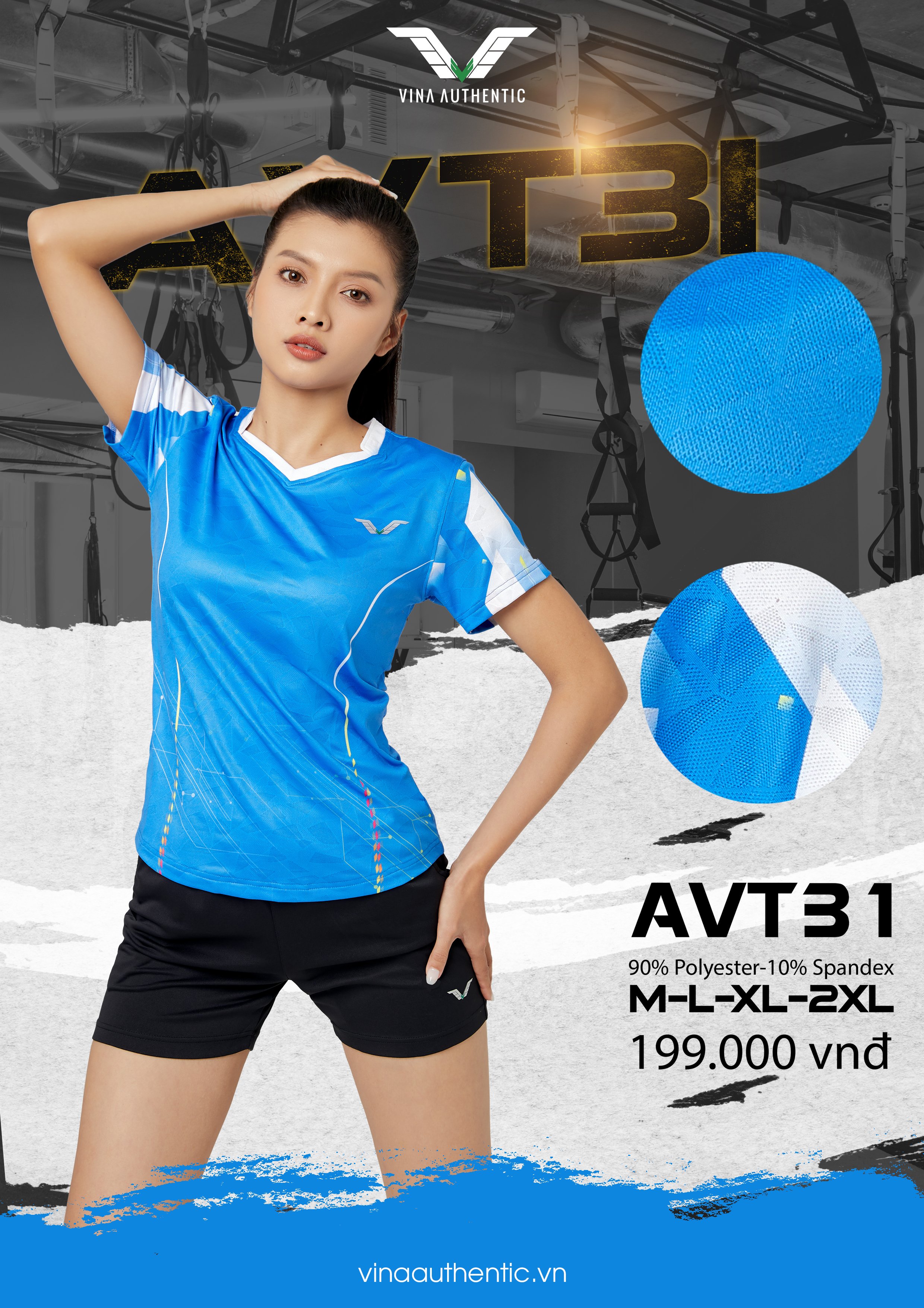 ÁO THUN THỂ THAO NỮ CẦU LÔNG, TENNIS AVT31