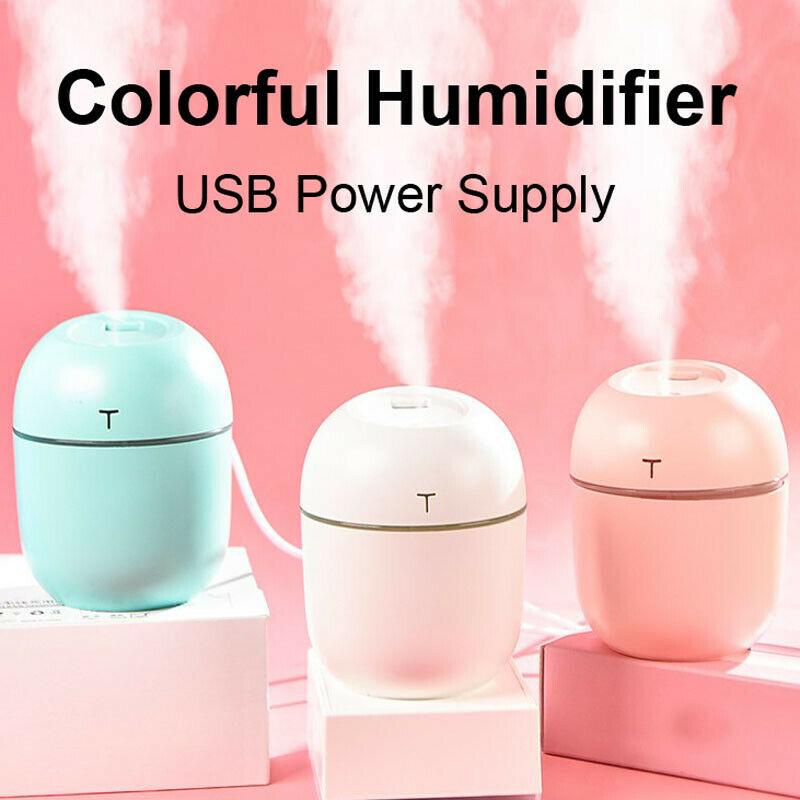 Di Động 220Ml Sương Lọc Đèn LED USB Mini Văn Phòng Nhà Máy Phun Sương Tạo Độ Ẩm Tinh Dầu Khuếch Tán