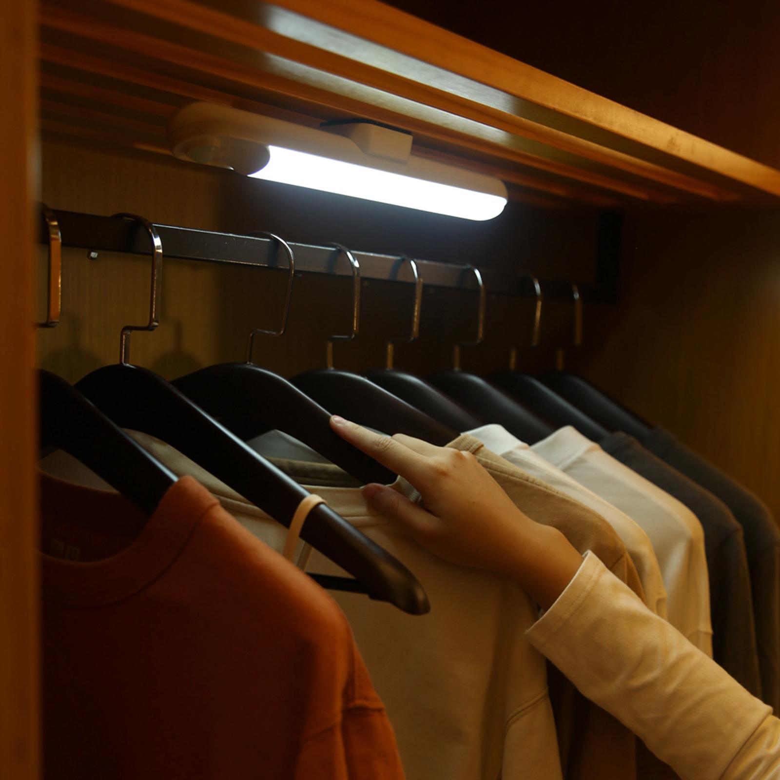 Closet Light Table Lamp Night Light Magnet Mount for Cabinet USB Plug in