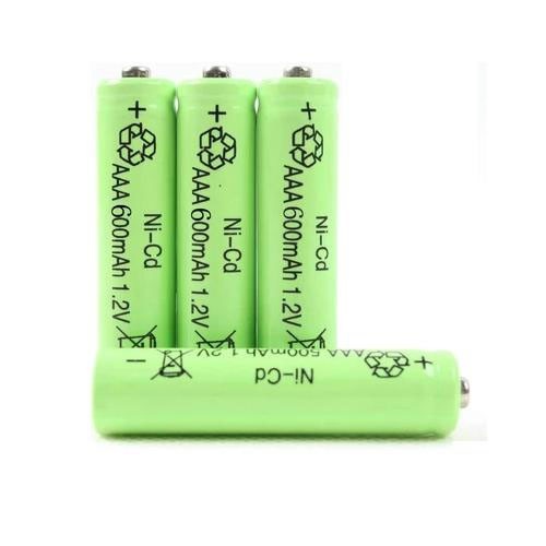 Pin sạc AAA 1.2V 600mah dành cho ô tô điều khiển, khay pin nuôi nguồn