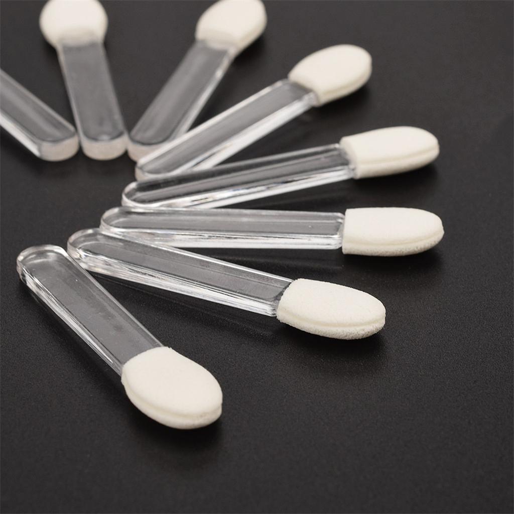 10 Pcs Disposable Eye Shadow Brush Sponge Applicator Makeup Brush Make-up Tools Brushes for Beauty